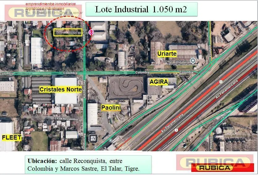 Venta Terreno Industrial 1.050 m2 El Talar Partido de Tigre 3