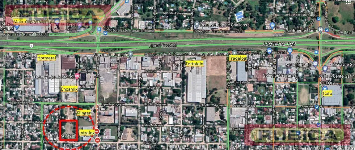 Excelente Fraccion Industrial - Garin - Proximo a Panamericana y Ruta 9 vieja 3