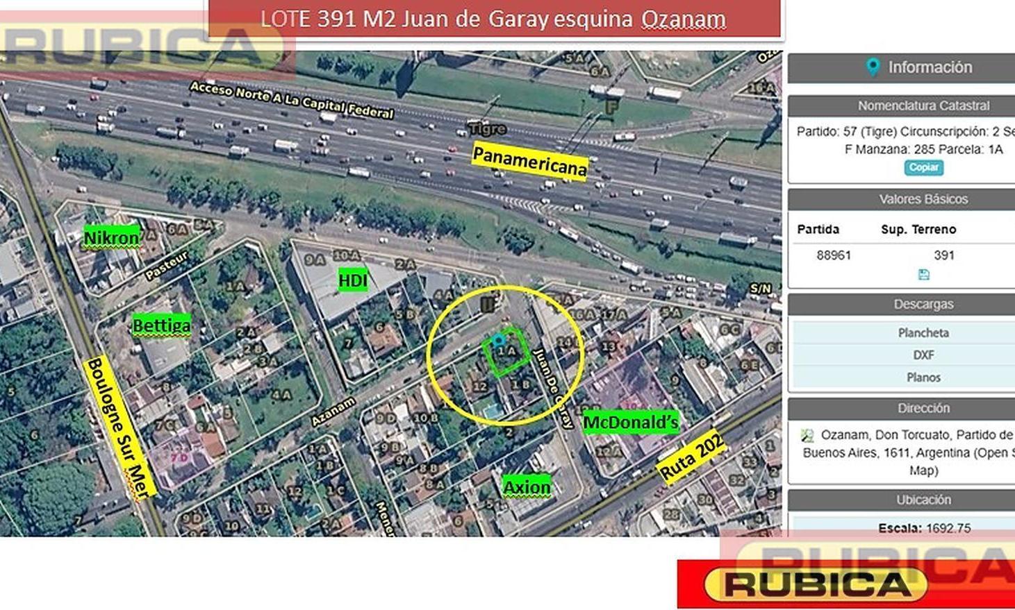 Foto de VENTA Excelente Lote 391 M2 a metros de Ruta 202 y Panam.km.26 - Don, imagen 2