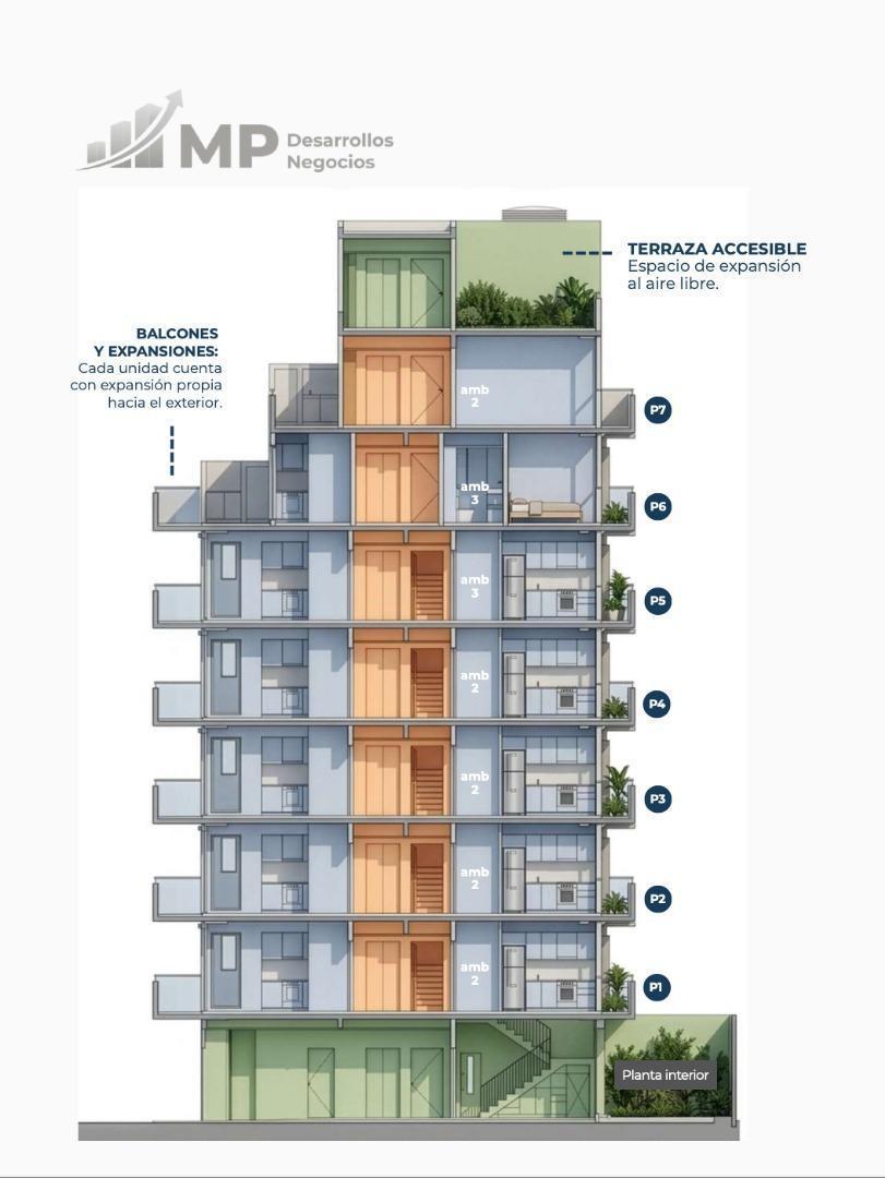 Foto de 3 ambientes con terraza Entrega Enero-2028 - Financiacion, imagen 2