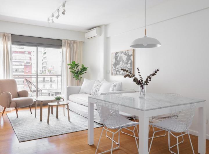 Departamento en  recoleta piso alto con amenities 2