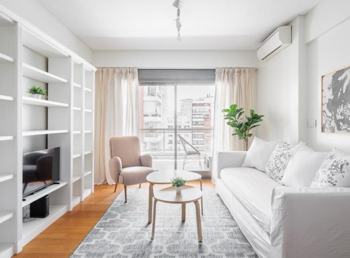 Departamento en  recoleta piso alto con amenities 1