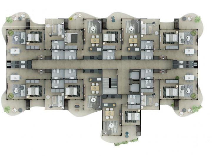 Departamento en venta 2 ambientes en Solara Escobar