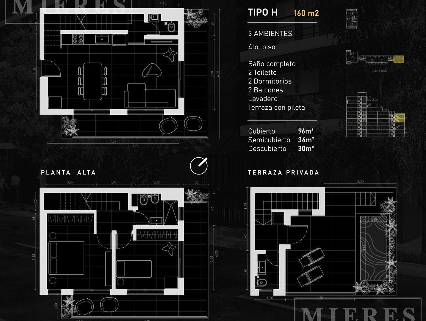 Departamento Dúplex 3 ambientes en venta en Tigre sobre Luis Garcia