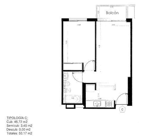 Departamento a la venta en Torre Cardón II