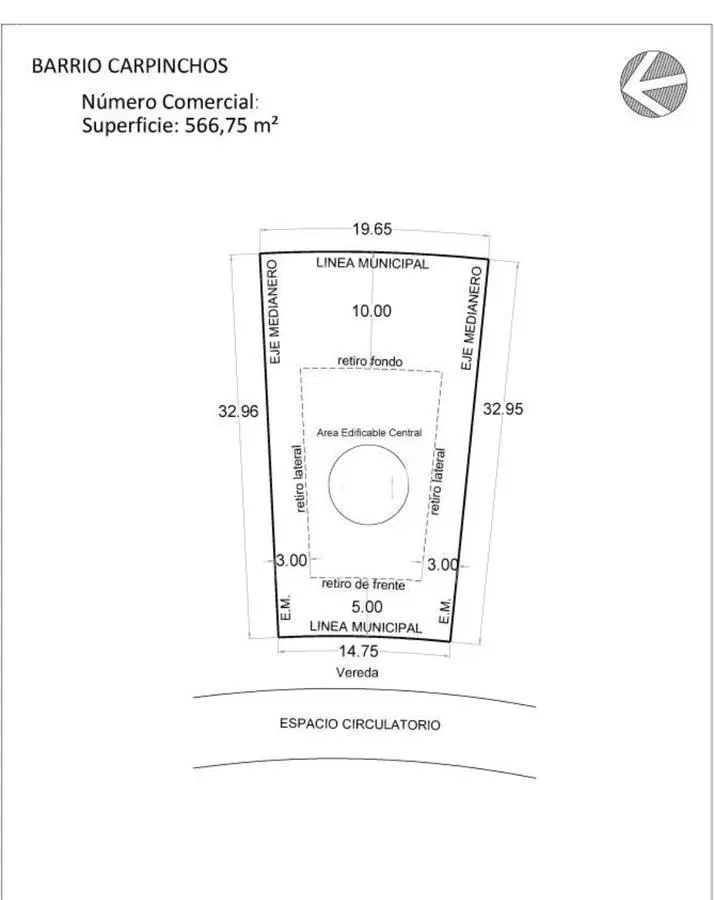 Lote interno en venta en Carpinchos, Nordelta 3