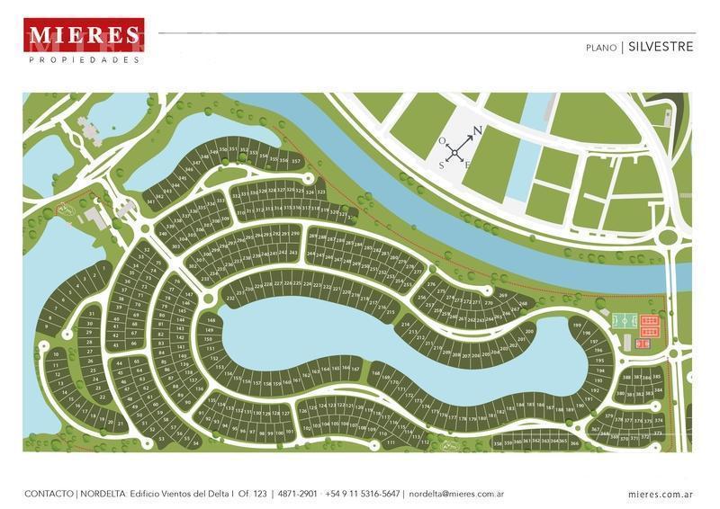 Lote en venta en el Barrio Silvestre, Nordelta.