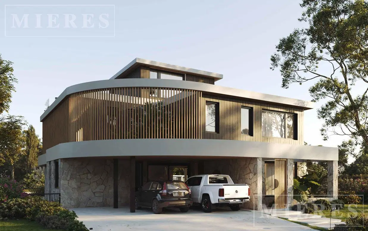 Casa en construcción en el Barrio Los Puentes, Nordelta 3