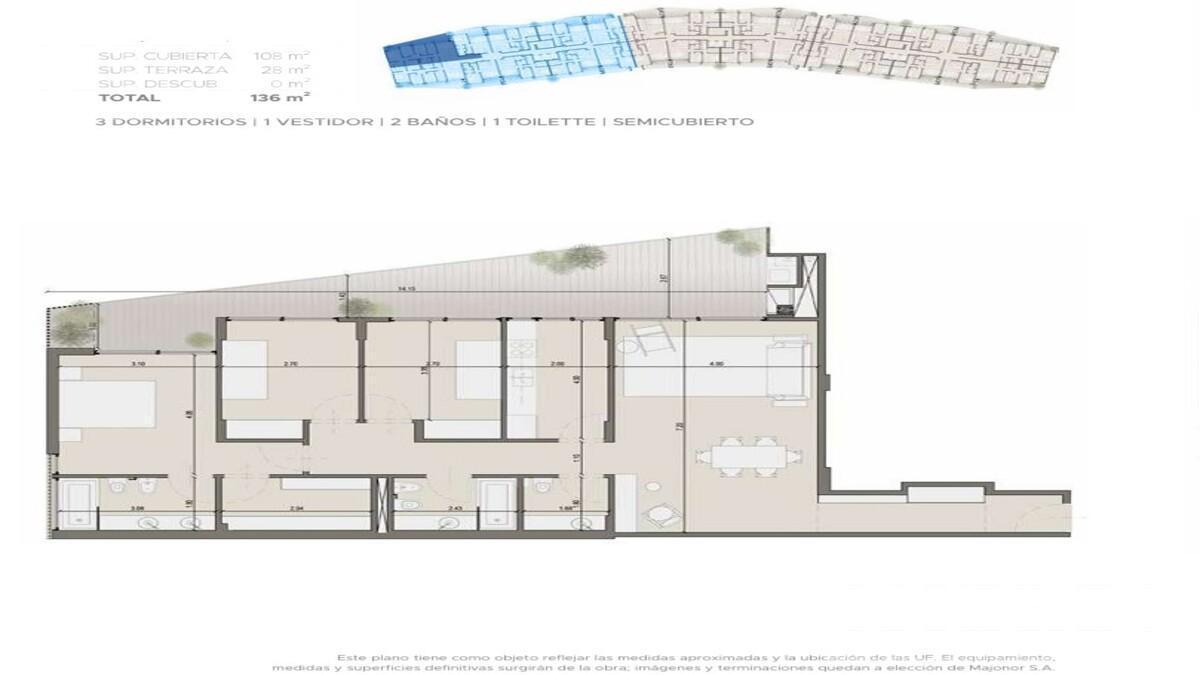 Departamento 4 ambientes con 2 cocheras en Torres Zafiro, Nordelta