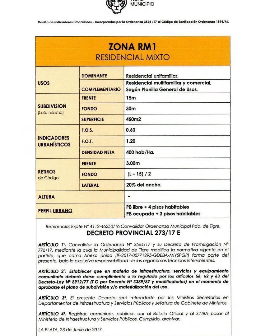 Terreno Apto para desarrollo residencial sobre Av, Italia, Villanueva. 3