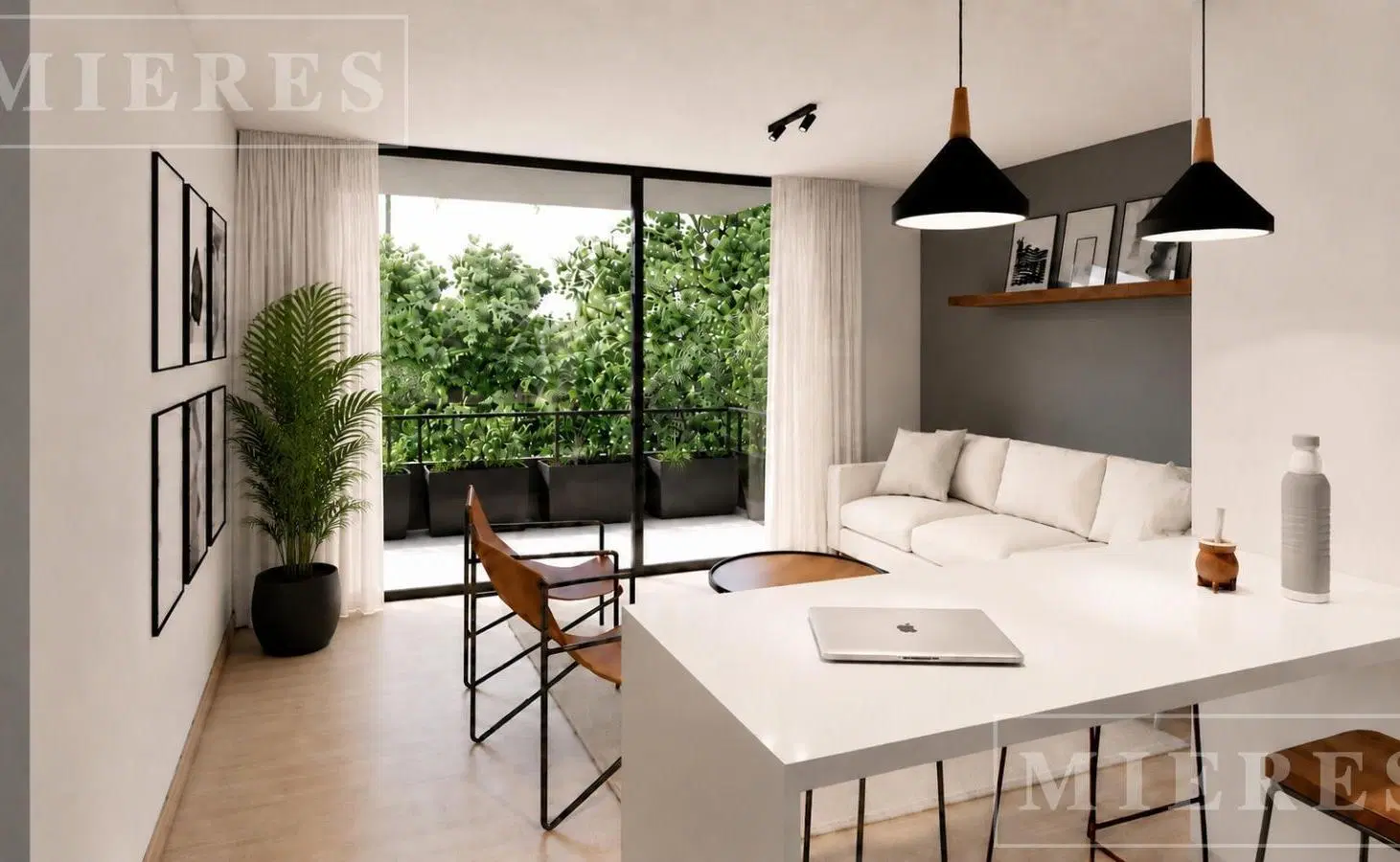 Moderno departamento de 2 ambientes con excelente distribución y espacios funcionales en venta. 2