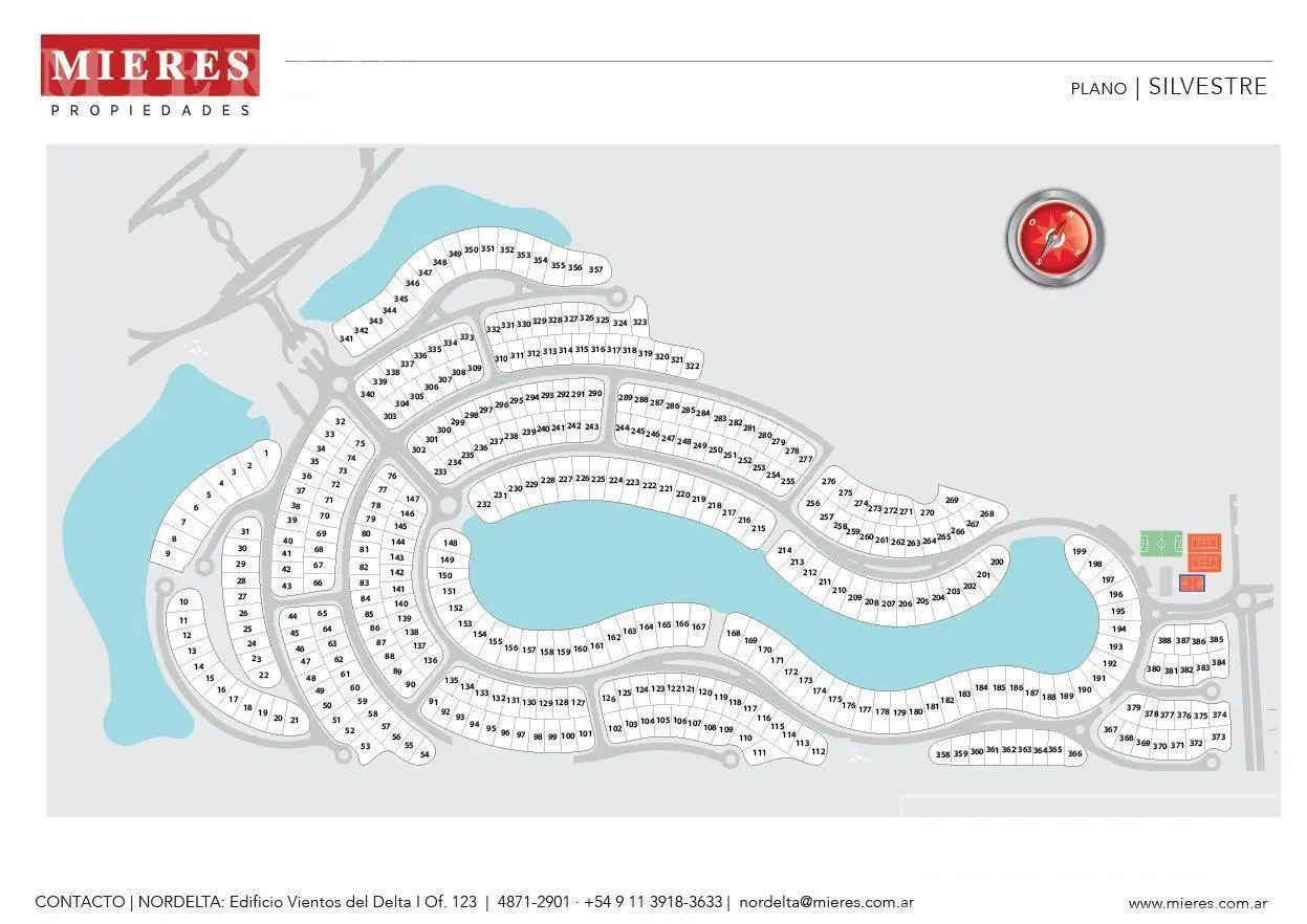 Lote en venta al agua en el barrio Silvestre, Nordelta 1