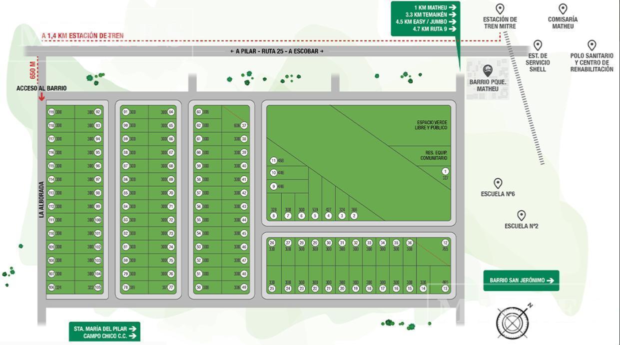 Foto de Lote en venta en Barrio Parque Matheu II, imagen 2