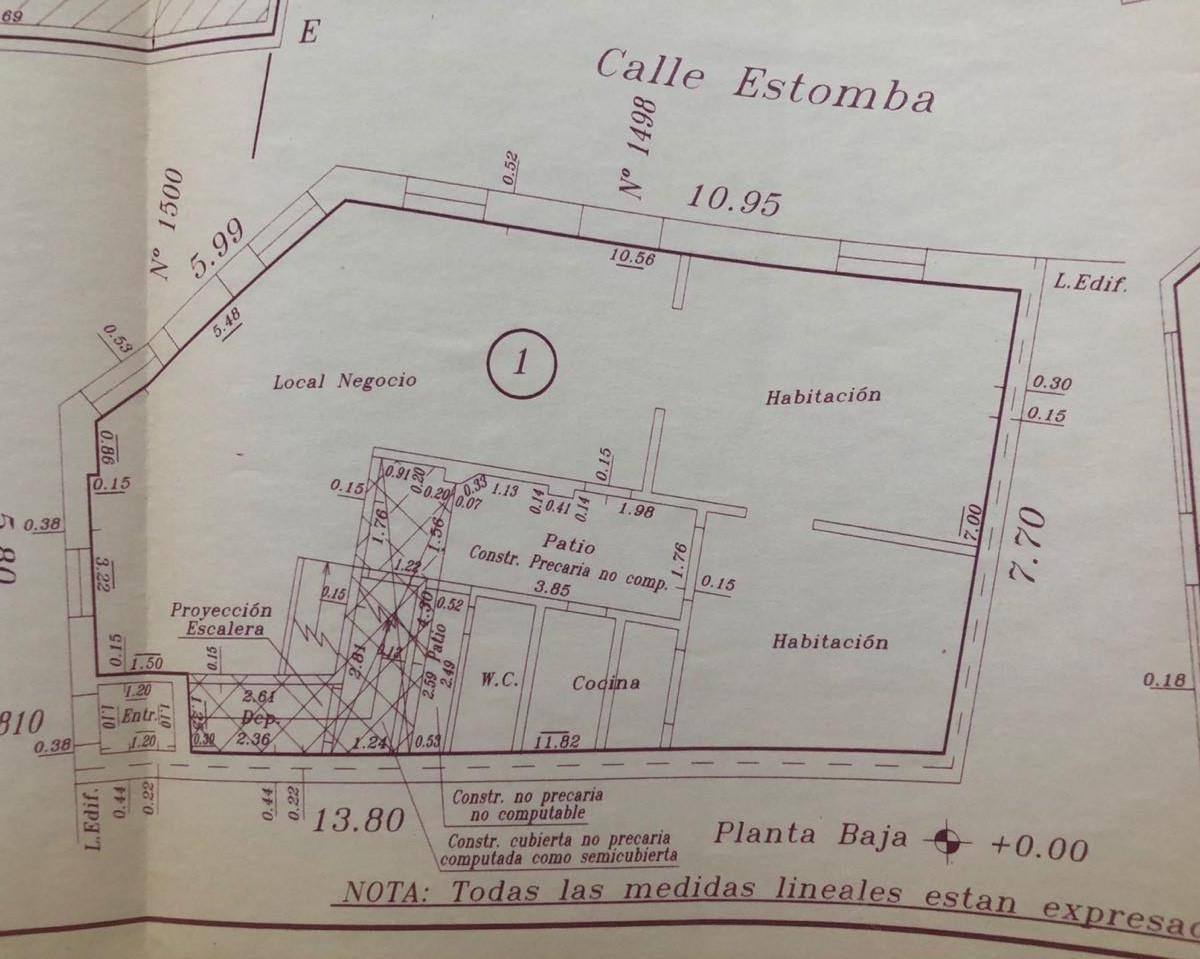 Venta en Bloque de Local y Dos PH en Belgrano R 5