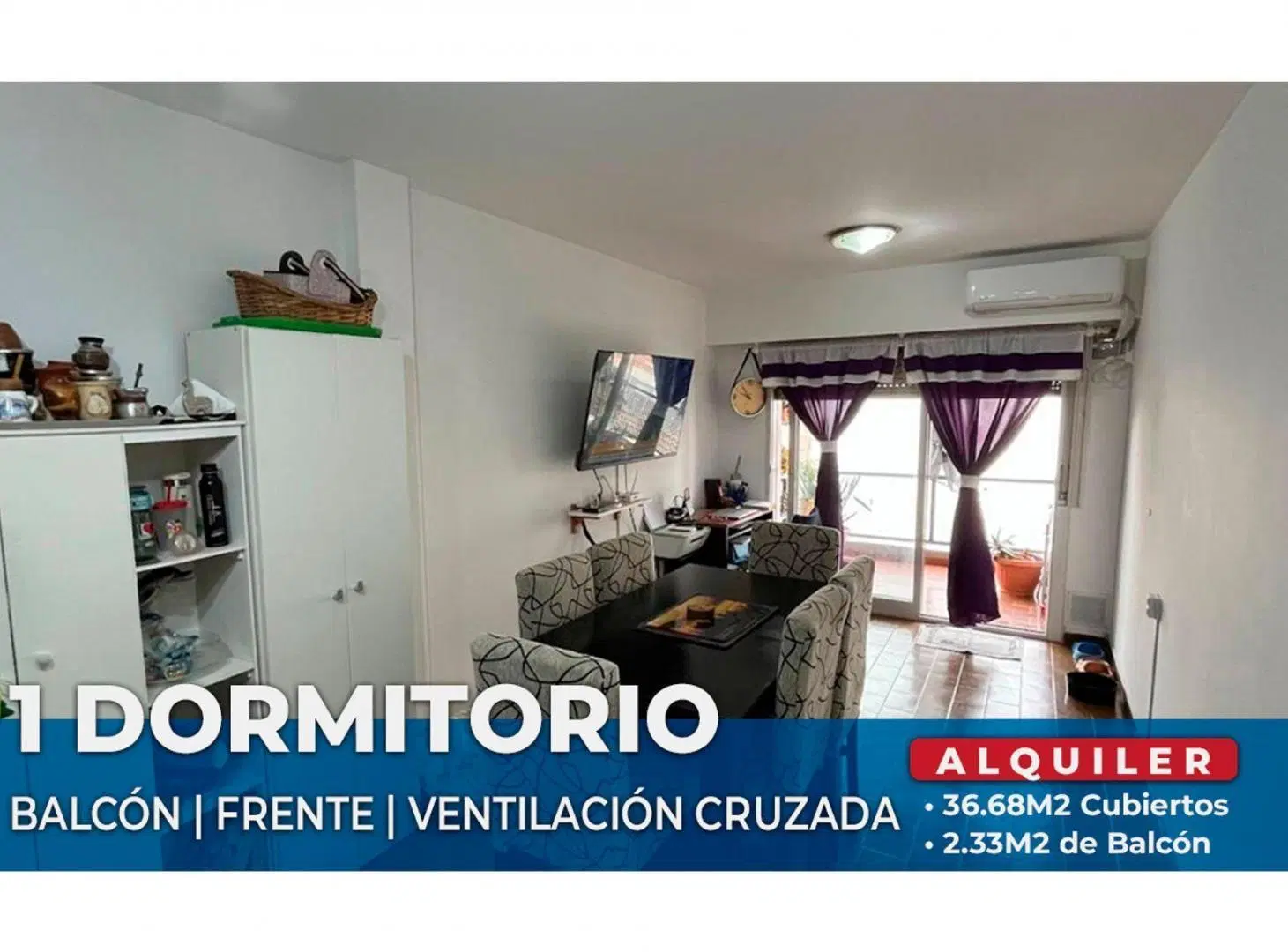 ALQUILER DEPARTAMENTO 1 DORMITORIO CENTRO ROSARIO 2