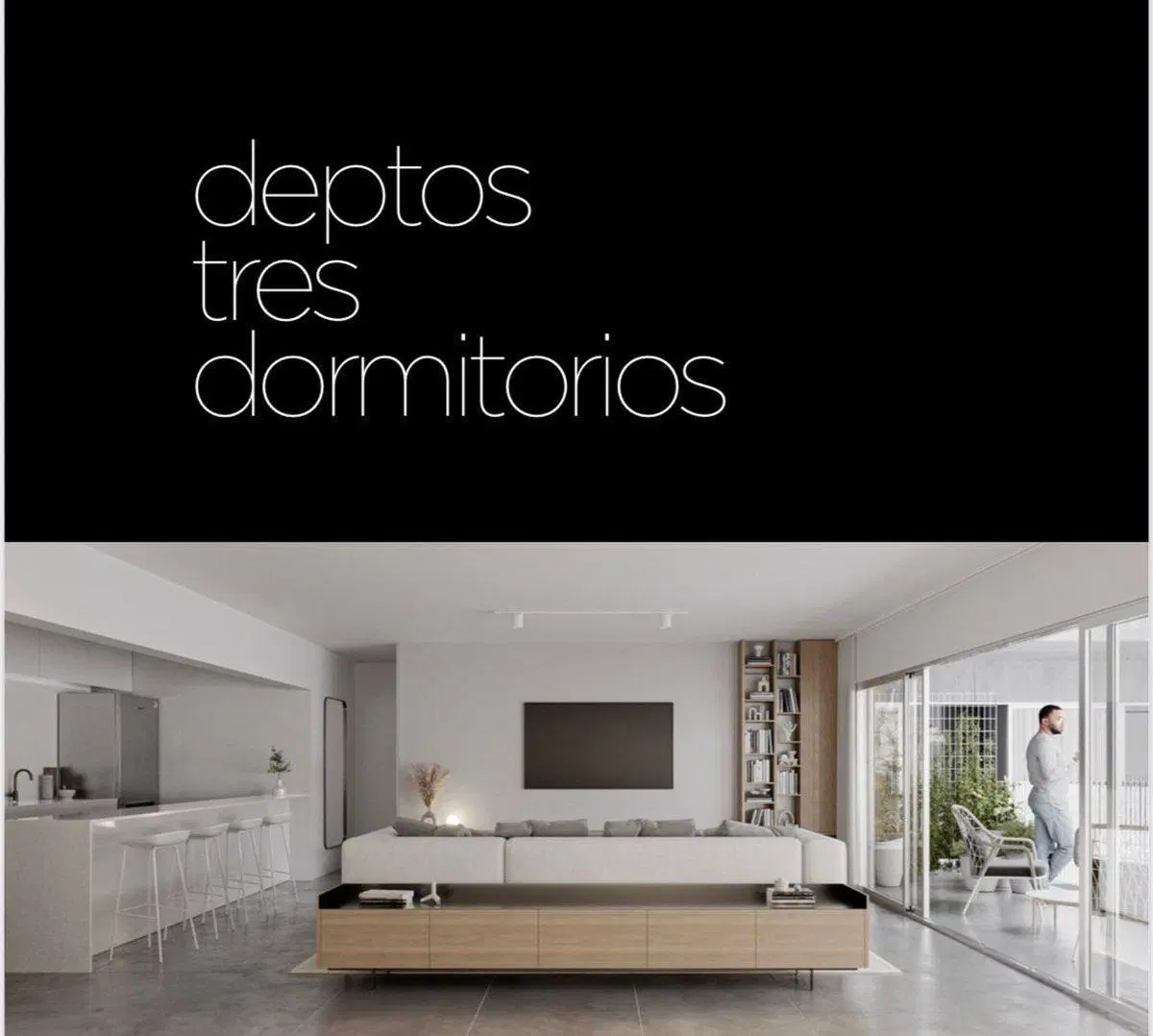 VENTA DEPTO DE DISEÑO 3 DORMITORIOS CENTRO 2