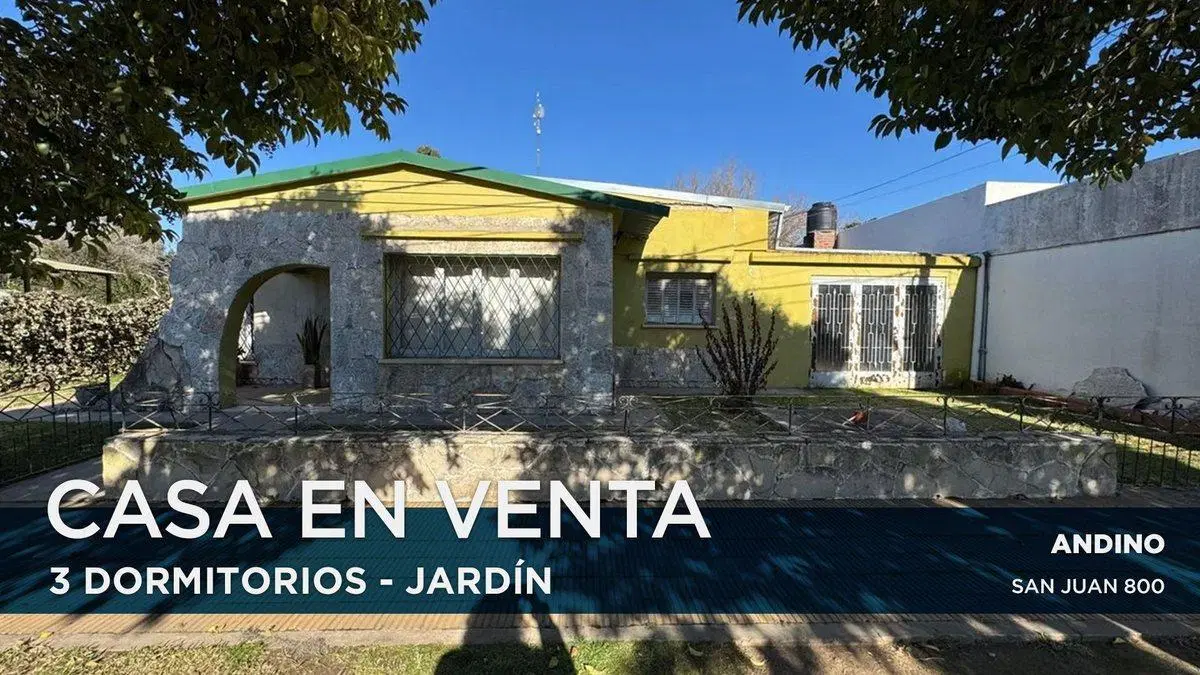 CASA EN VENTA 2 DORMITORIOS EN ANDINO 5
