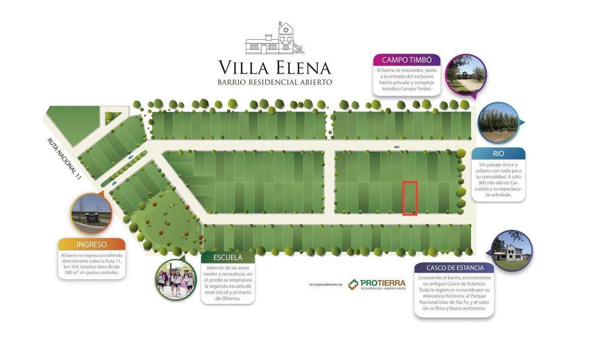 TERRENO EN VENTA EN BARRIO VILLA ELENA OLIVEROS