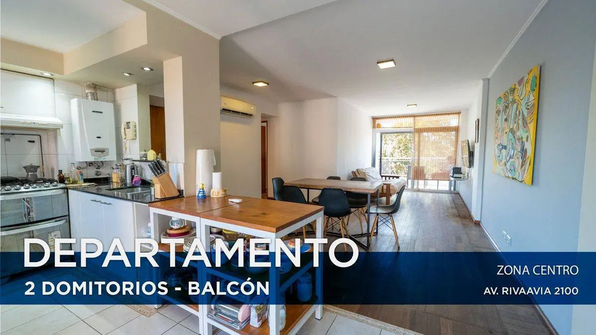 DEPARTAMENTO EN VENTA 2 DORMI  + COCHERA, ZONA RÍO 3