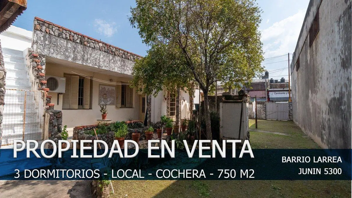 CASA CON LOCAL Y CONSTRUCCIÓN EN VENTA B. LARREA 3