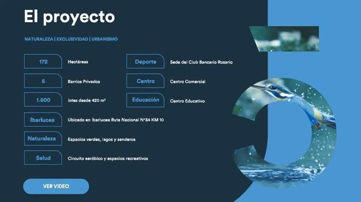 LOTE EN VENTA EN CINCO LAGOS IBARLUCEA 5