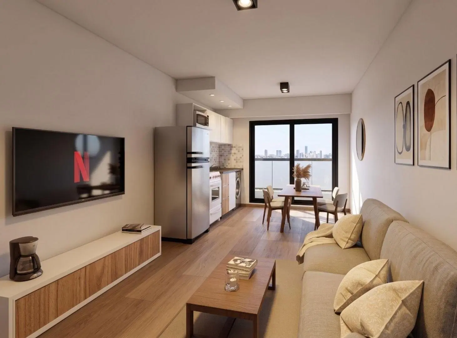 VENTA DEPARTAMENTO UN DORMITORIO DE POZO CENTRO 3