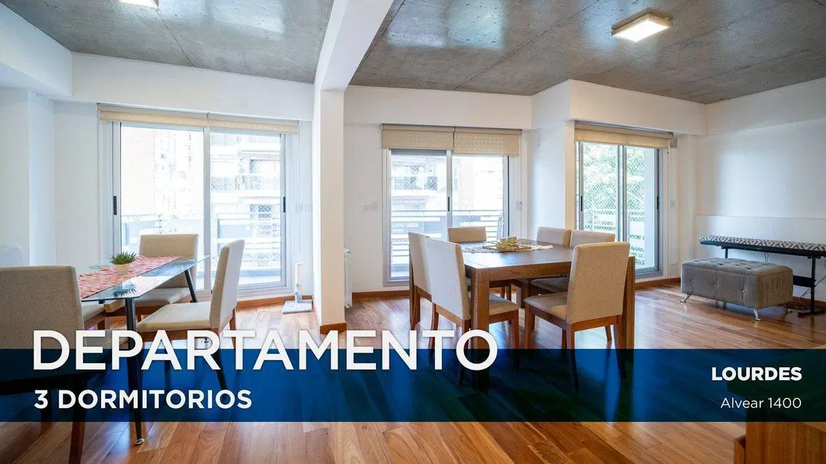 DEPARTAMENTO EN VENTA  3 DORMITORIOS CON COCHERA 5