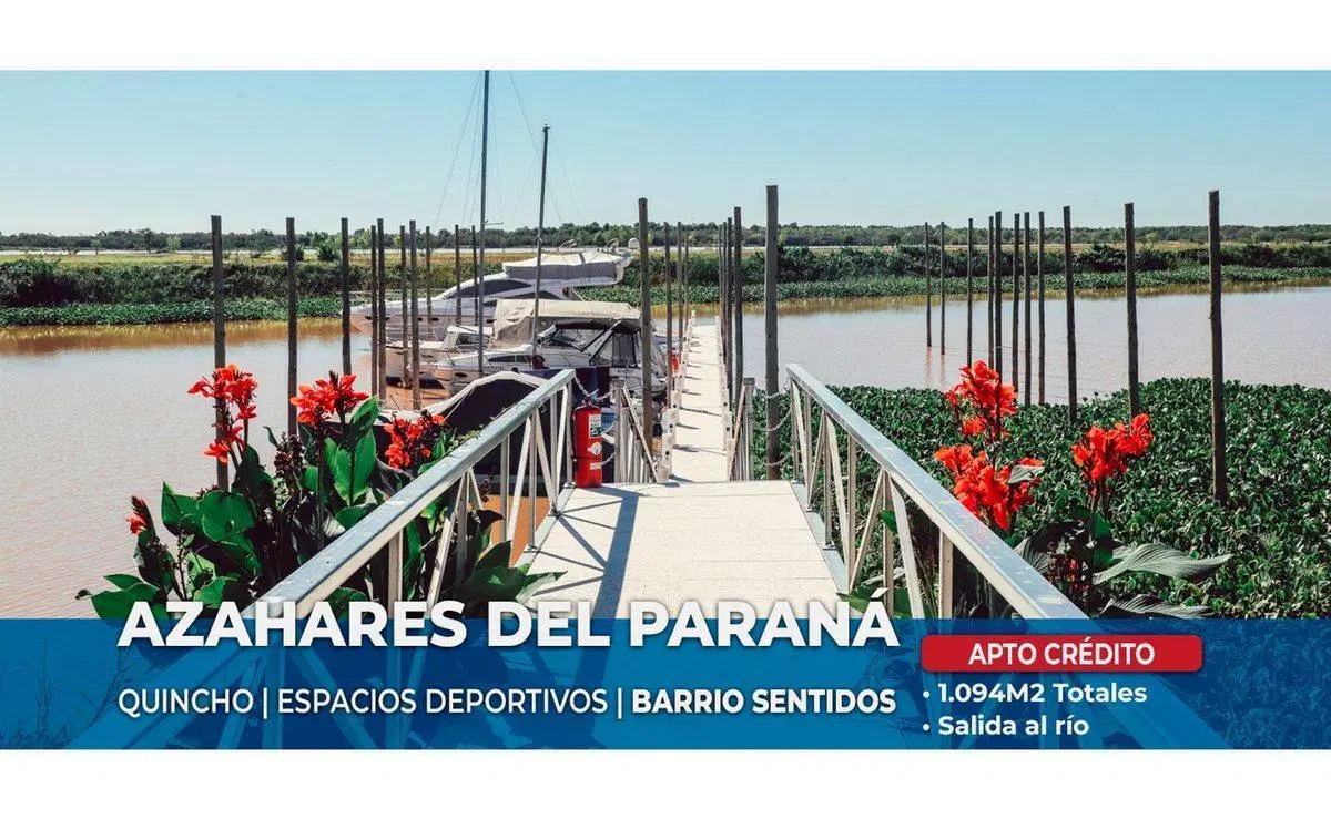 Lote en venta en Azahres del Paraná 5