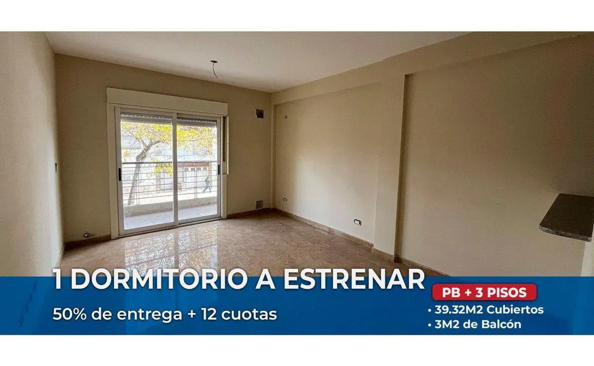 DEPARTAMENTO EN VENTA 1 DORMITORIO A ESTRENAR 2