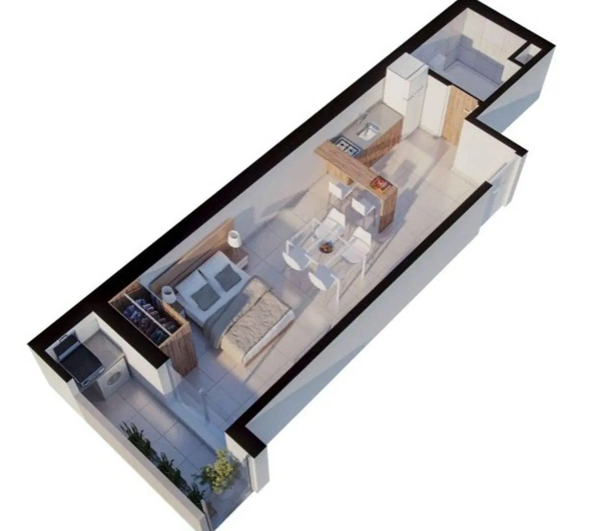 MONOAMBIENTE EN VENTA CENTRO CALIDAD MSR 4