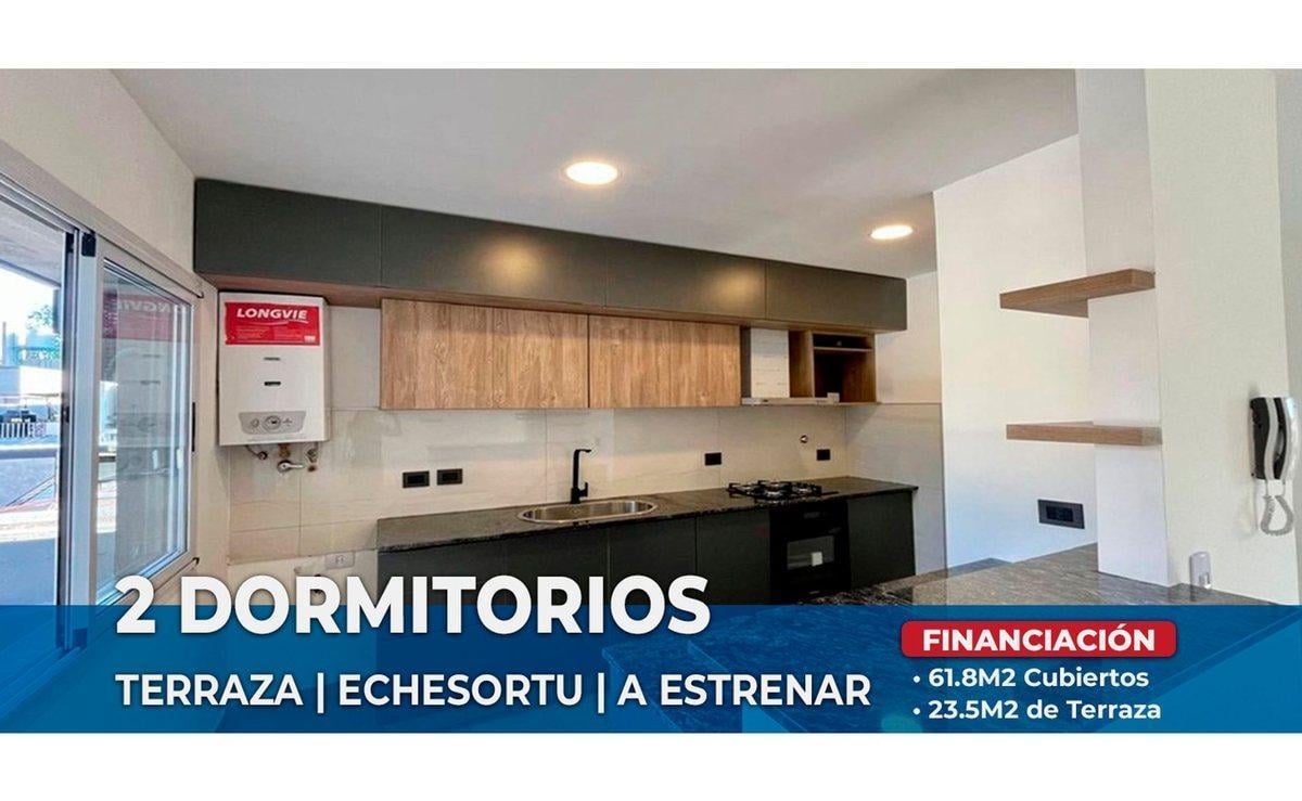Foto de DEPARTAMENTO EN VENTA 2 DORM Y TERRAZA A ESTRENAR, imagen 1
