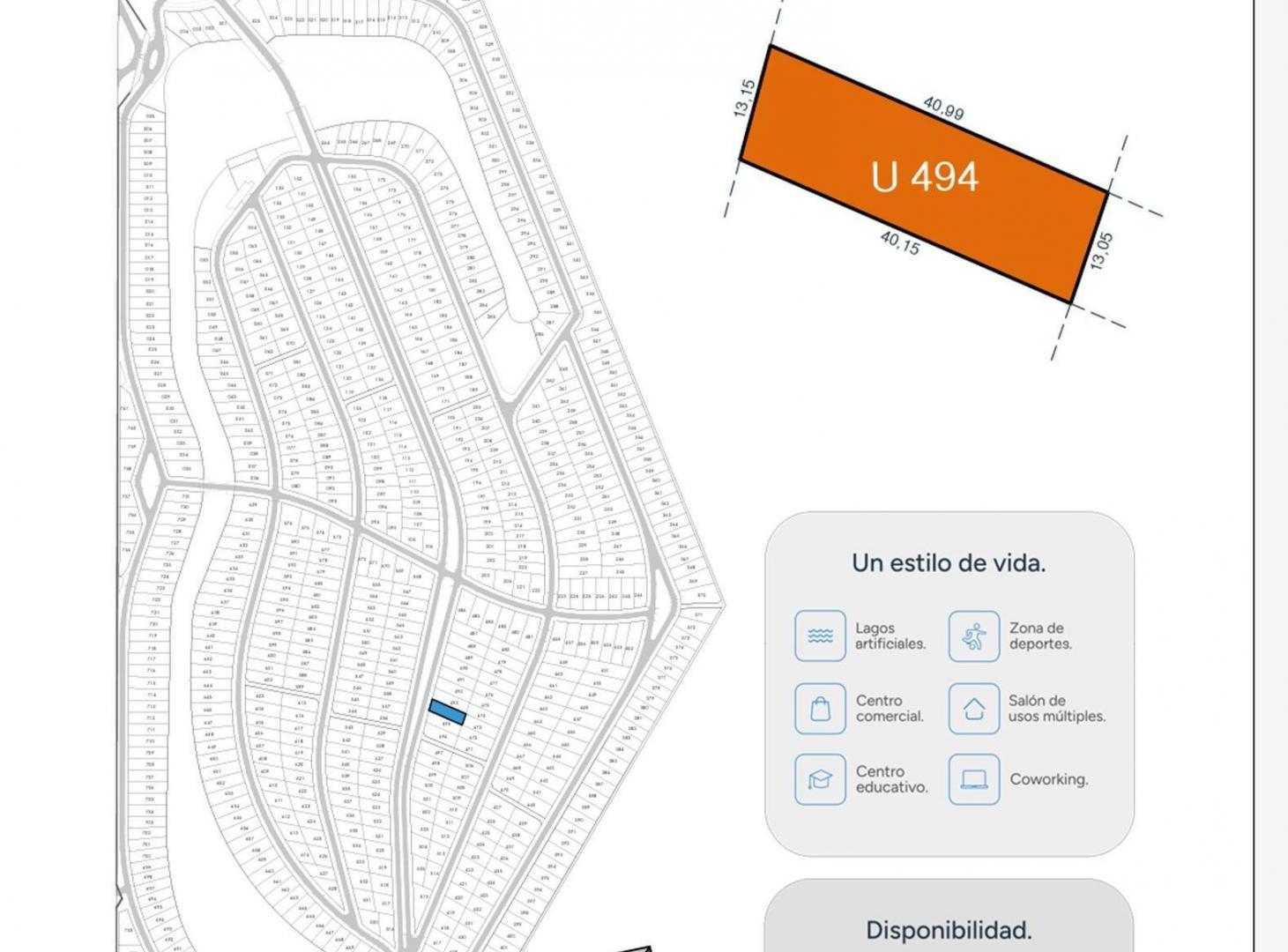 Foto de Venta Lote 5 lagos 527 mt2, imagen 1