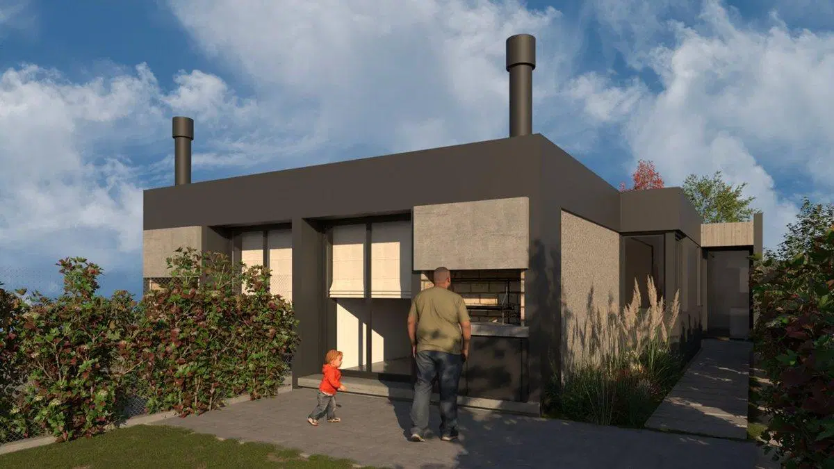 VENTA CASA A ESTRENAR 2 DORM B° PRIVADO RUSSELL 4