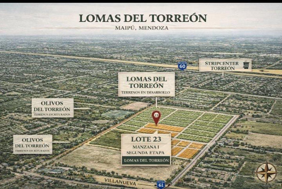 TERRENO EN VENTA MAIPU LOMAS DEL TORREON