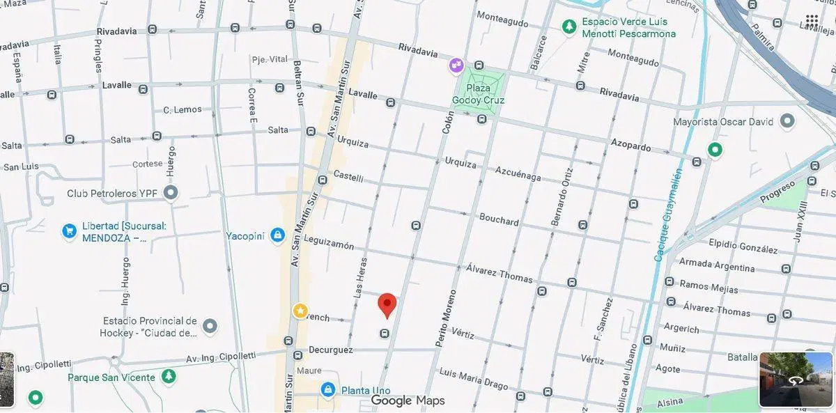 Terreno en venta – Godoy Cruz, calle Colón 3