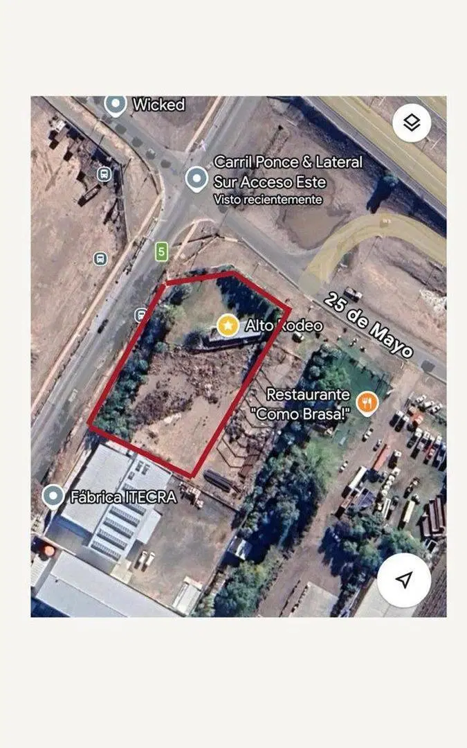 VENTA DE LOTE SOBRE ACCESO ESTE Y CARRIL PONCE 3