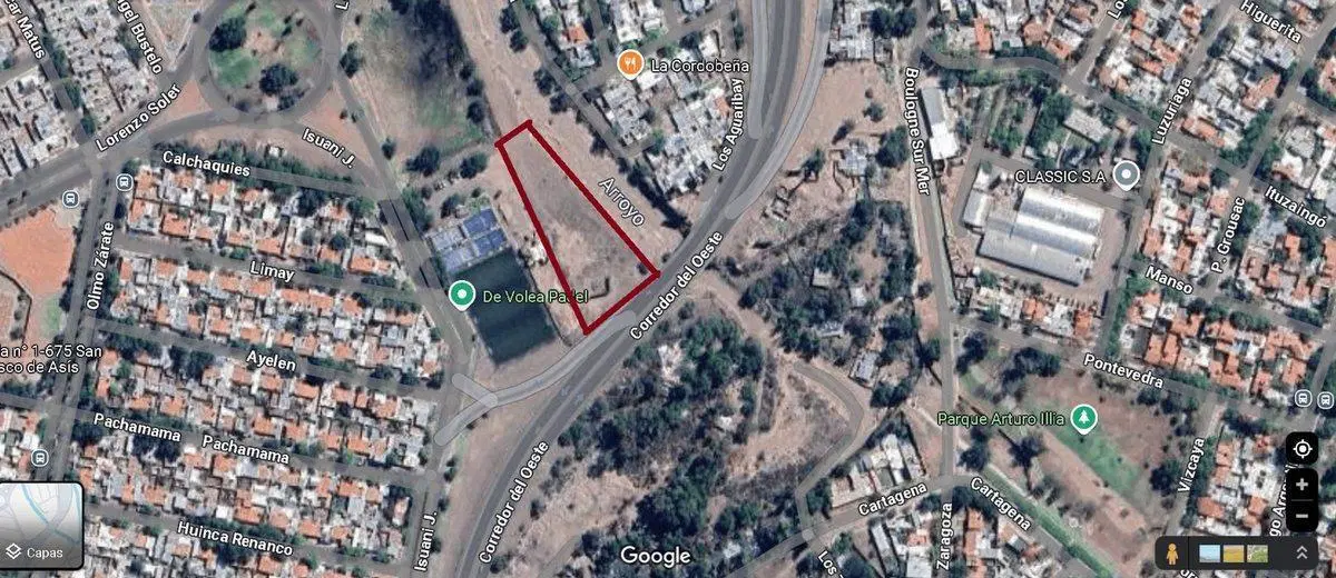 Terreno en venta sobre Corredor del Oeste 5