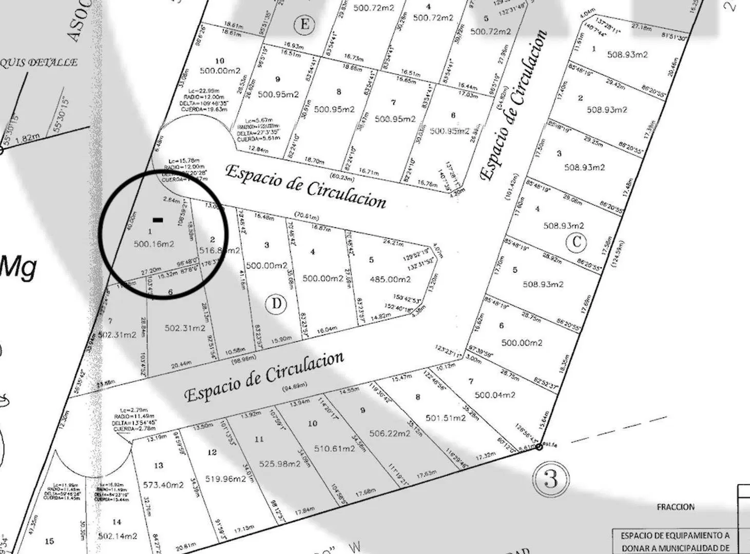 Terreno en Venta. Barrio La Arbequina. Lulunta 3