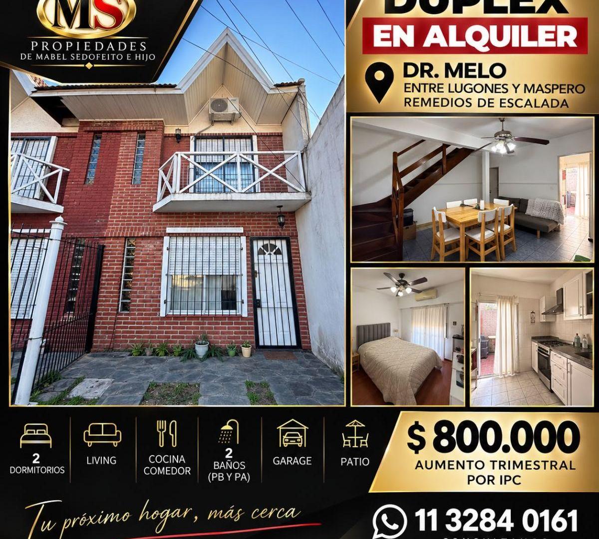 Foto de DUPLEX EN ALQUILER REMEDIOS DE ESCALADA LANUS 3 AMBIENTES CON COCHERA Y, imagen 3