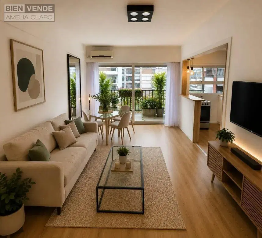 EXCELENTE DEPARTAMENTO DE 2 AMBIENTES CON BALCÓN AL FRENTE 2