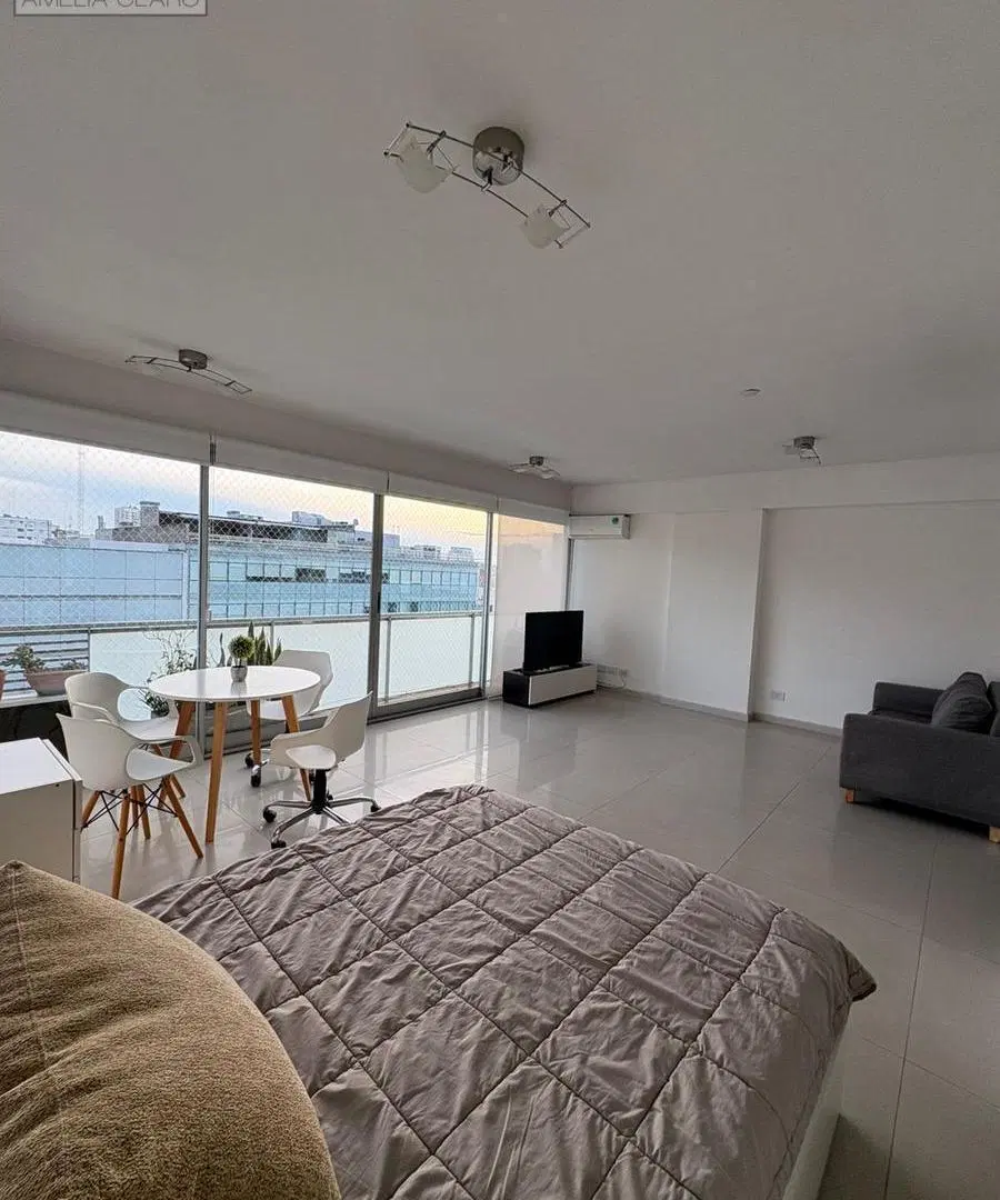 MONOAMBIENTE AMOBLADO | 43m2 | FRENTE CON BALCÓN | PISO 13 SÚPER LUMINOSO |  APTO MASCOTA | BELGRANO 2