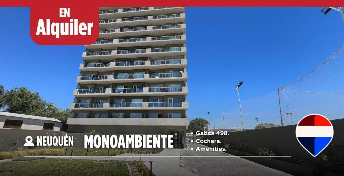 EN ALQUILER Monoambiente con Cochera Gatica 498 2