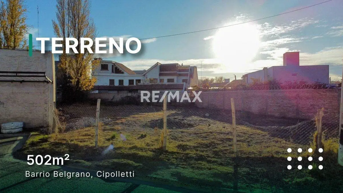Venta terreno zona residencial Cipolletti 3