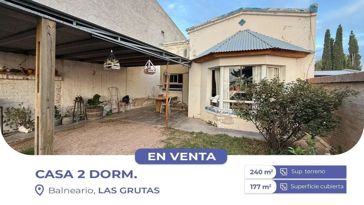 VENTA CASA 2 DORMITORIOS CON QUINCHO EN LAS GRUTAS 2