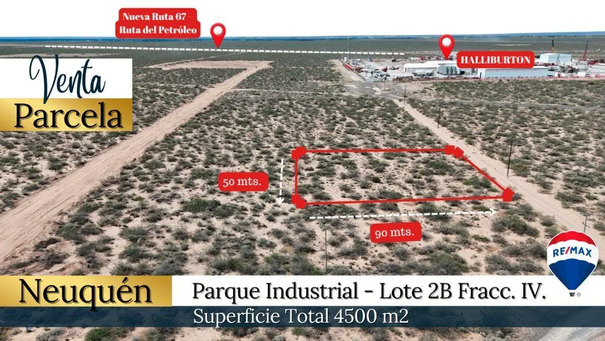 PARCELA EN VENTA EN PARQUE INDUSTRIAL NEUQUEN. 3
