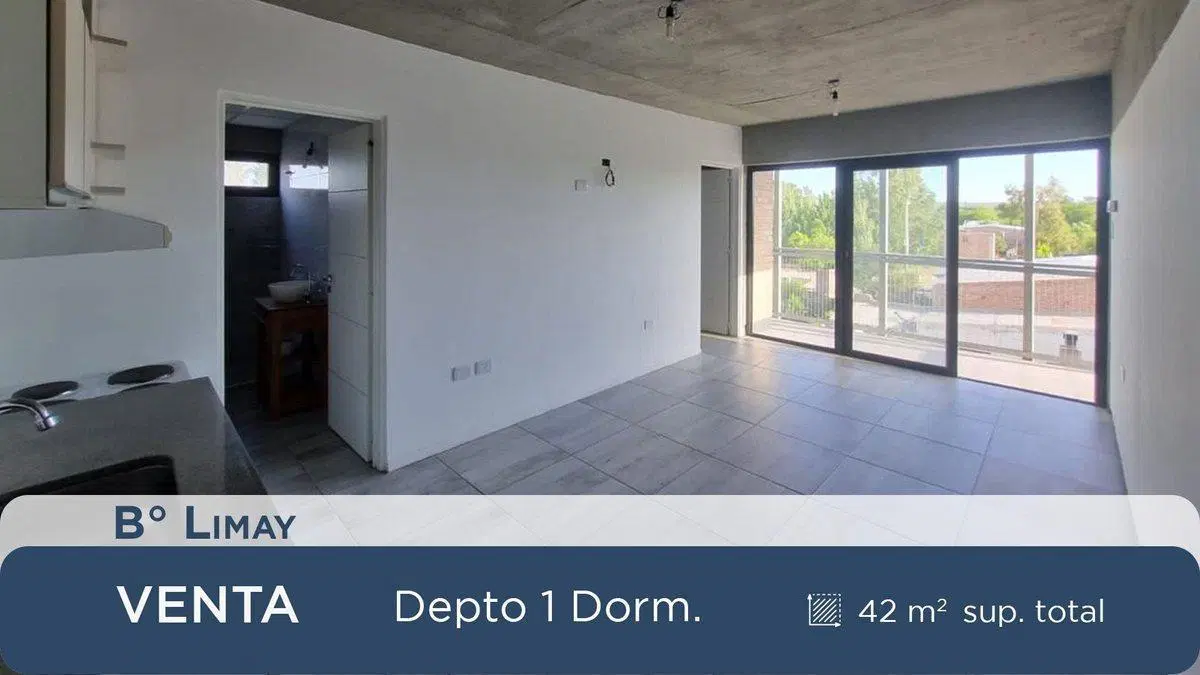 DEPARTAMENTO 1 DORM. EN VENTA, B° LIMAY, NEUQUEN. 5
