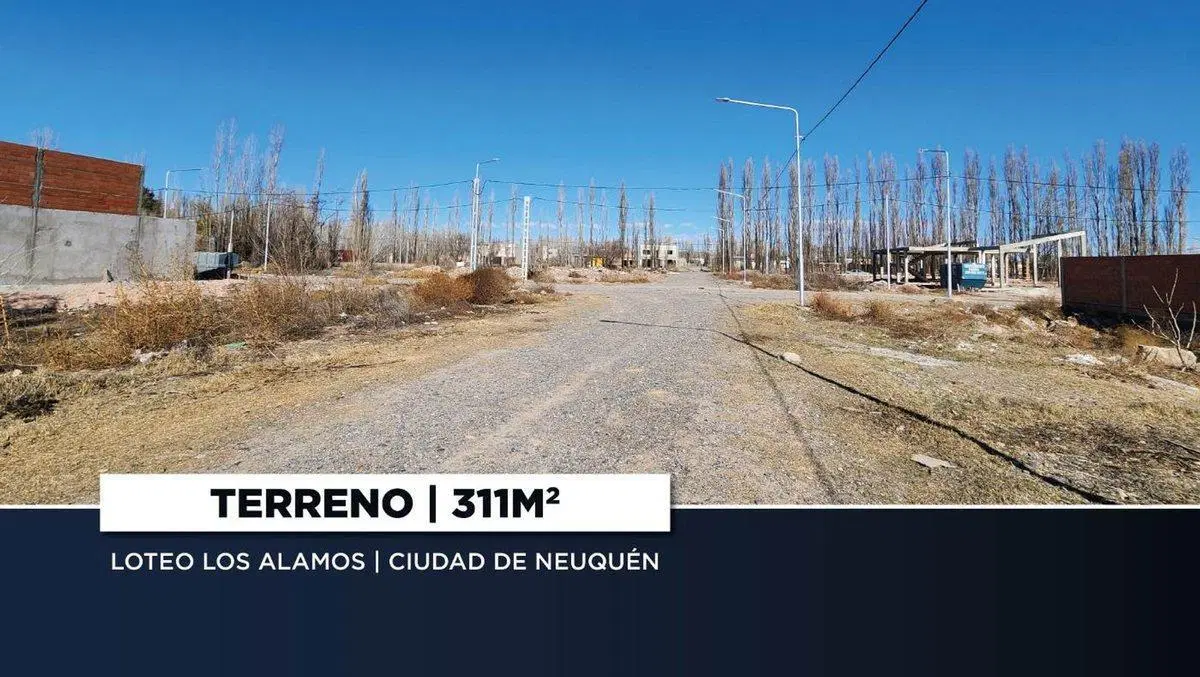 VENTA TERRENO 311M2 |  LOTEO LOS ALAMOS NEUQUÉN 3