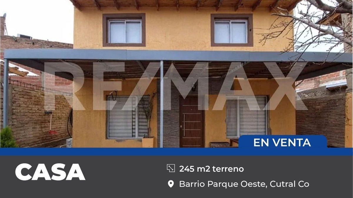 CASA 2 DORMITORIOS EN 2 PLANTAS CUTRAL CO