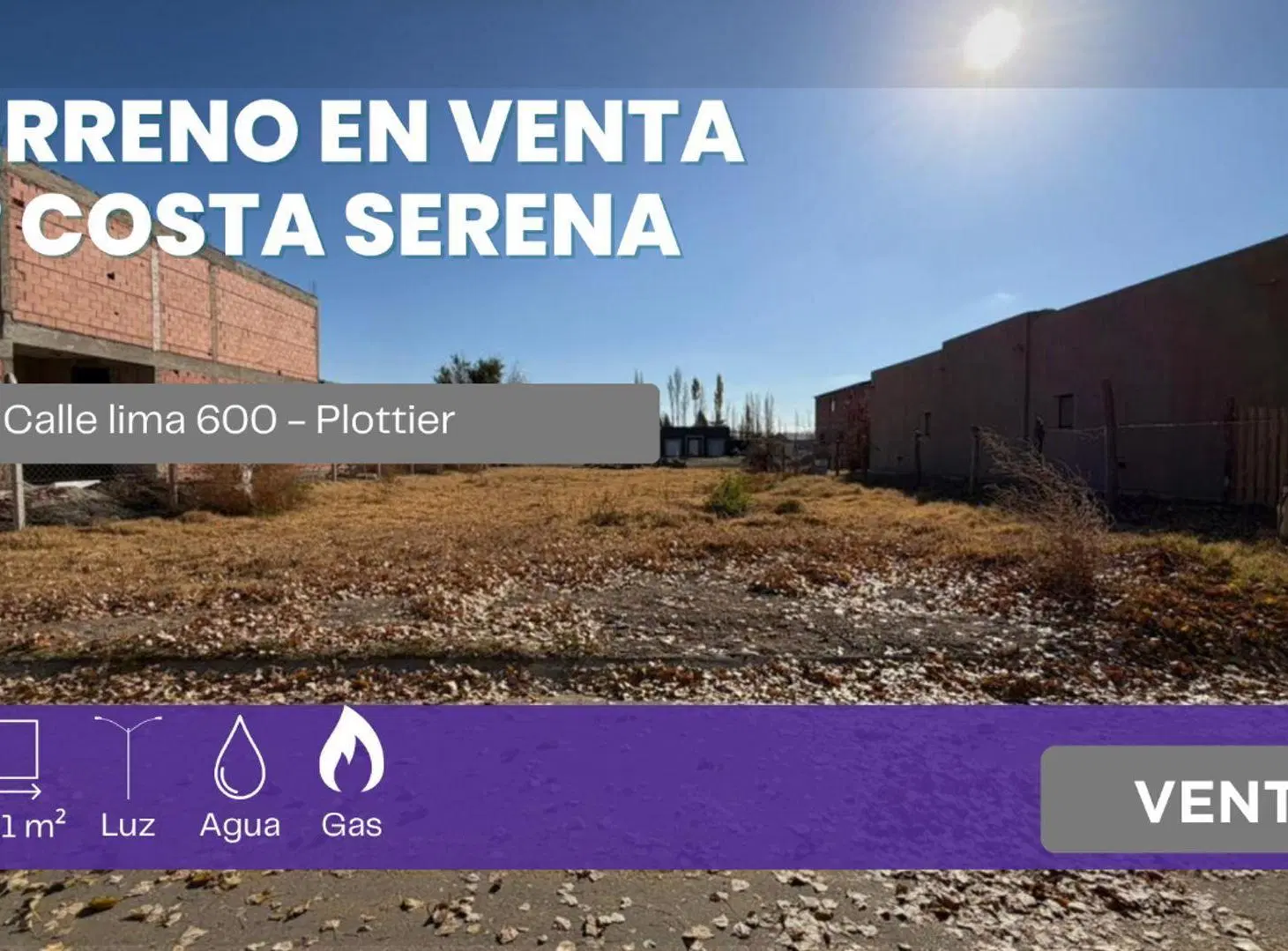VENTA DE TERRENO EN FINCA COSTA SERENA 2