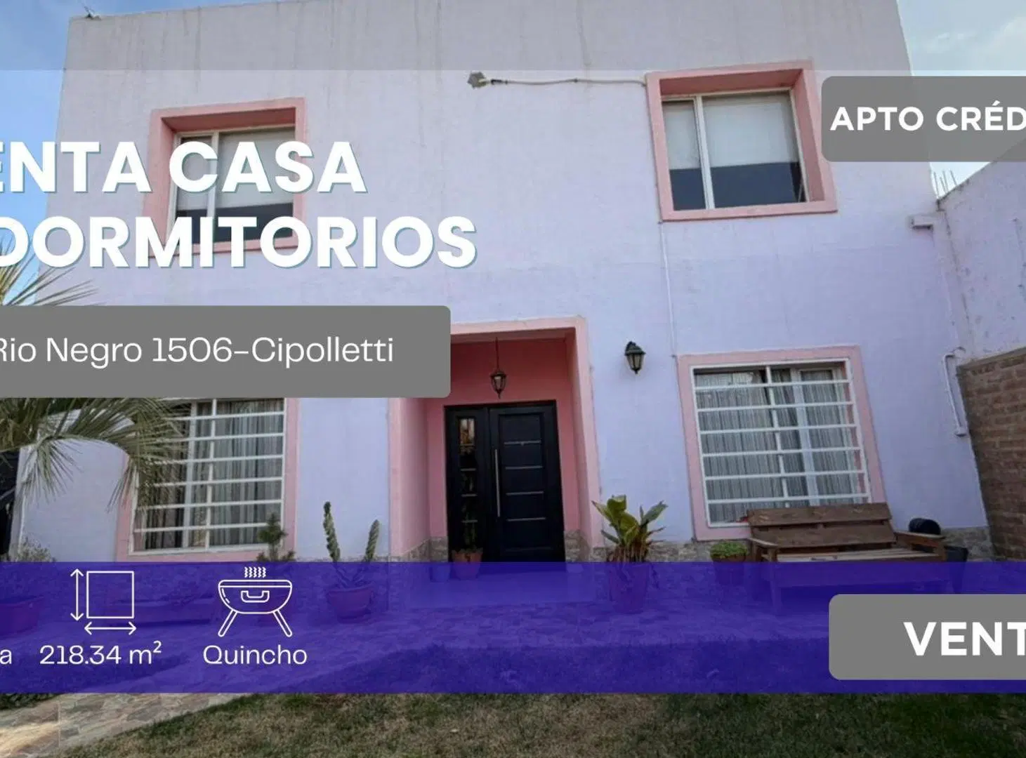 VENTA CASA 4 DOR. CALLE RIO NEGRO 1506-CIPOLLETTI 3